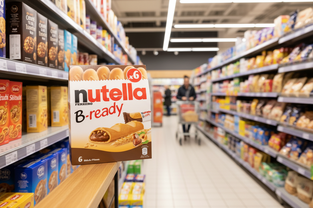 16 x Nutella® B-Ready 132G - 6 Bars X 22G