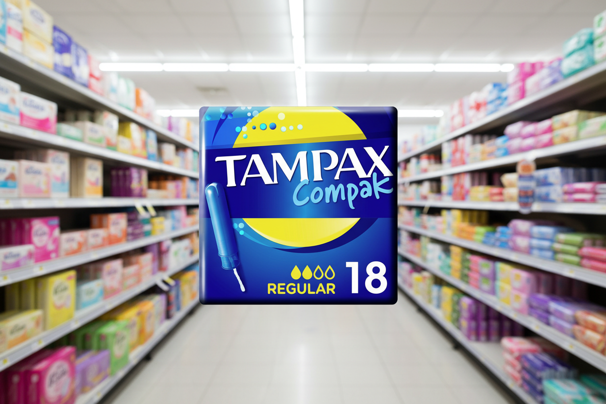 6 x Tampax Compak Regular Tampons With Applicator X18