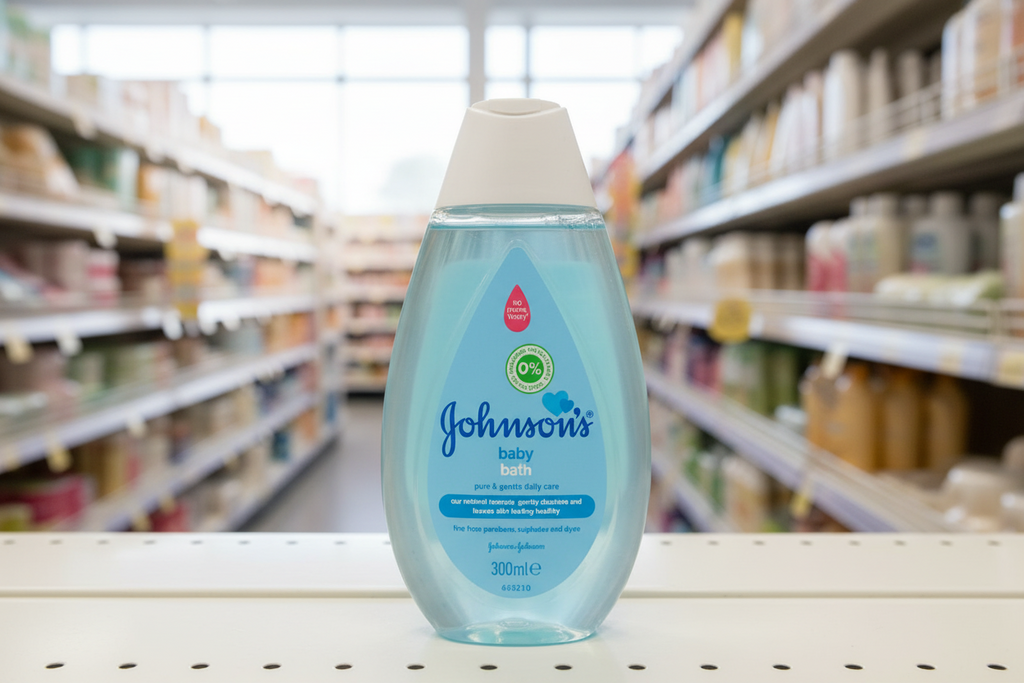 6 x Johnson's Baby Bath Reg 300Ml