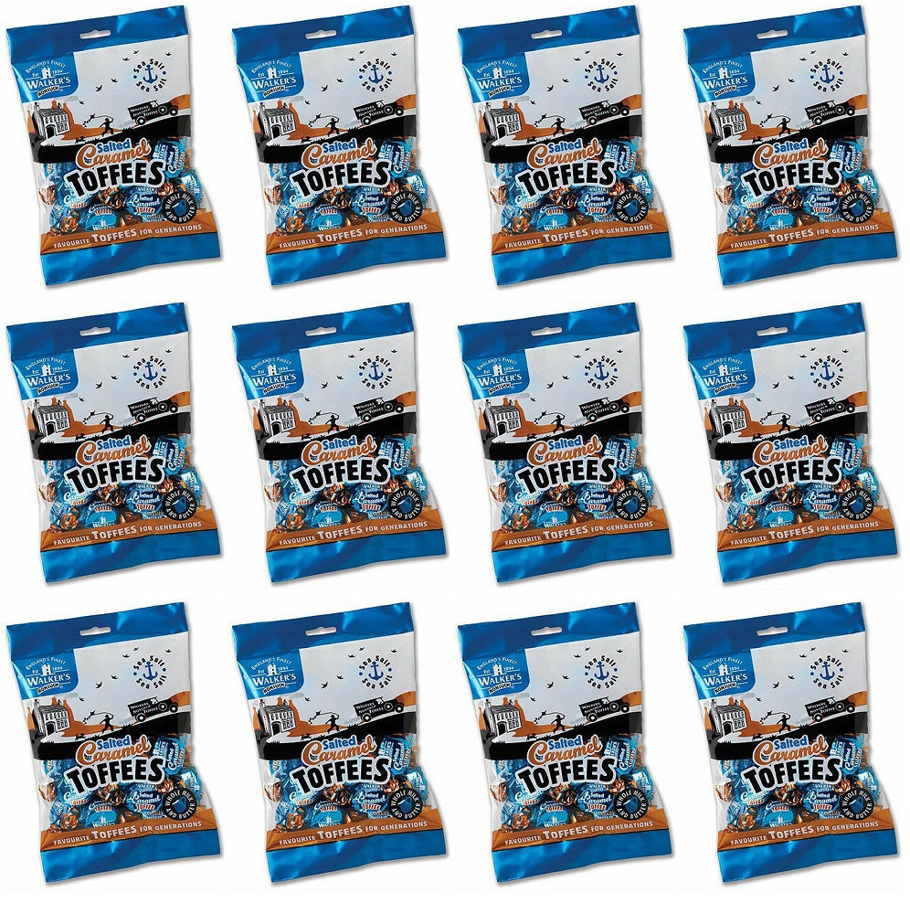 12 x Walker's Nonsuch Salted Caramel Toffees 150G