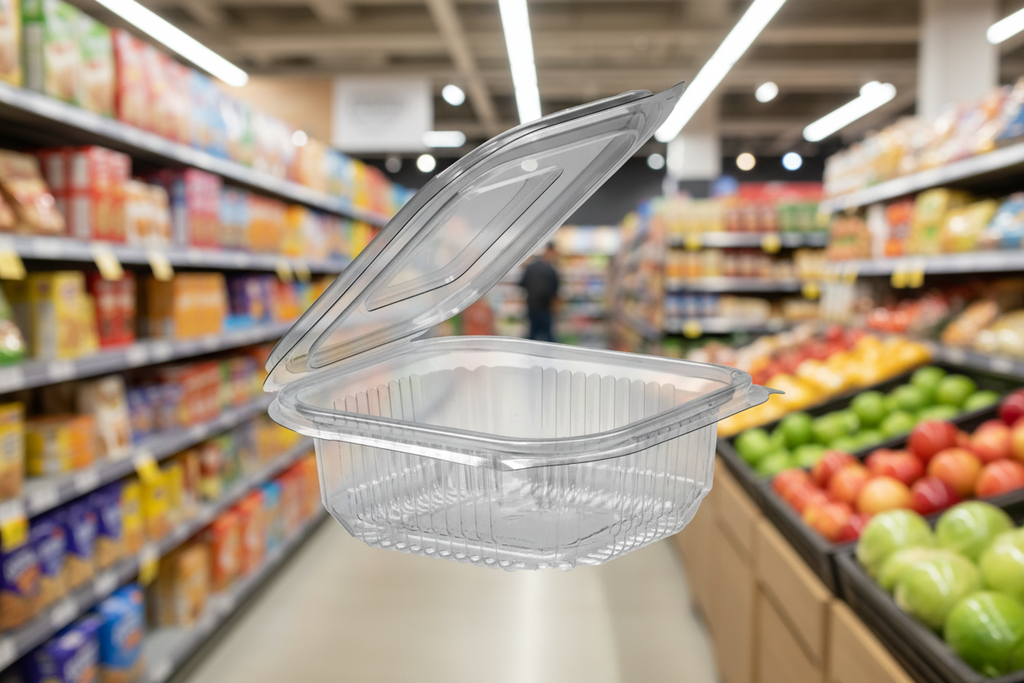 Cont Salad Sq Hinge 250Ml