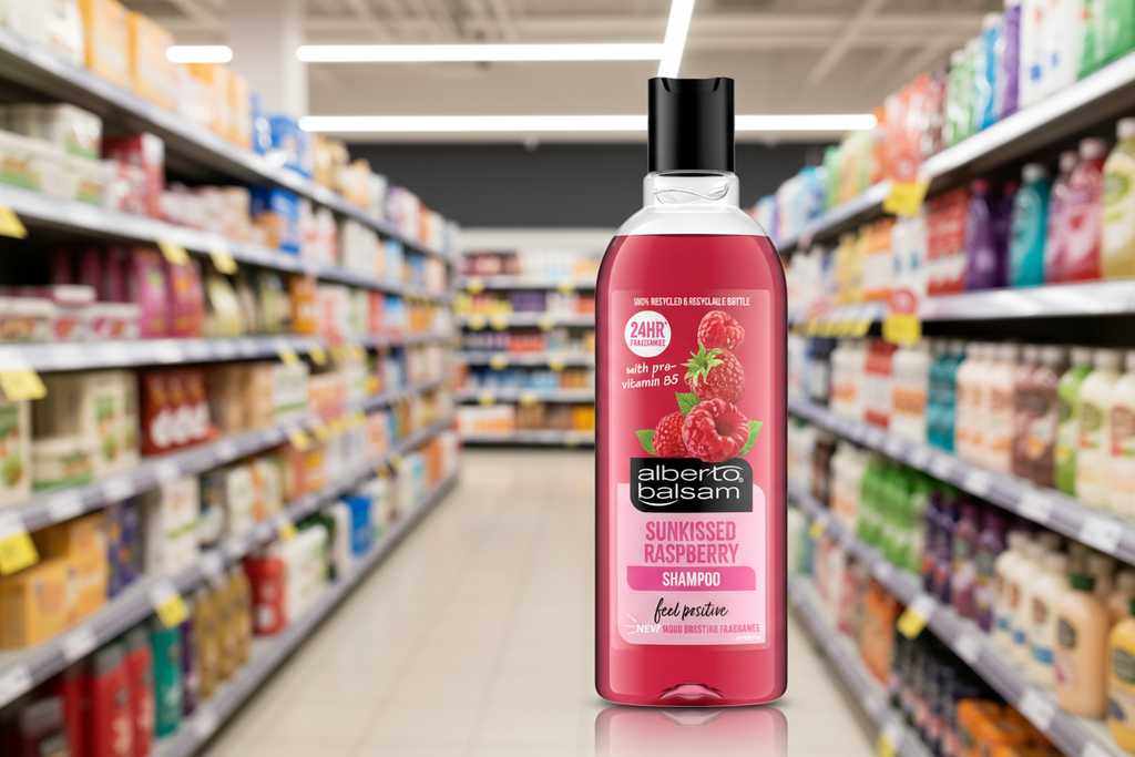 6 x Alberto Balsam Shampoo Raspberry - 300ML