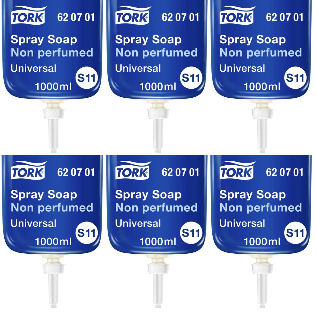 6 x Tork Spray Soap Non Perfumed 1000Ml X 6-  S1/11