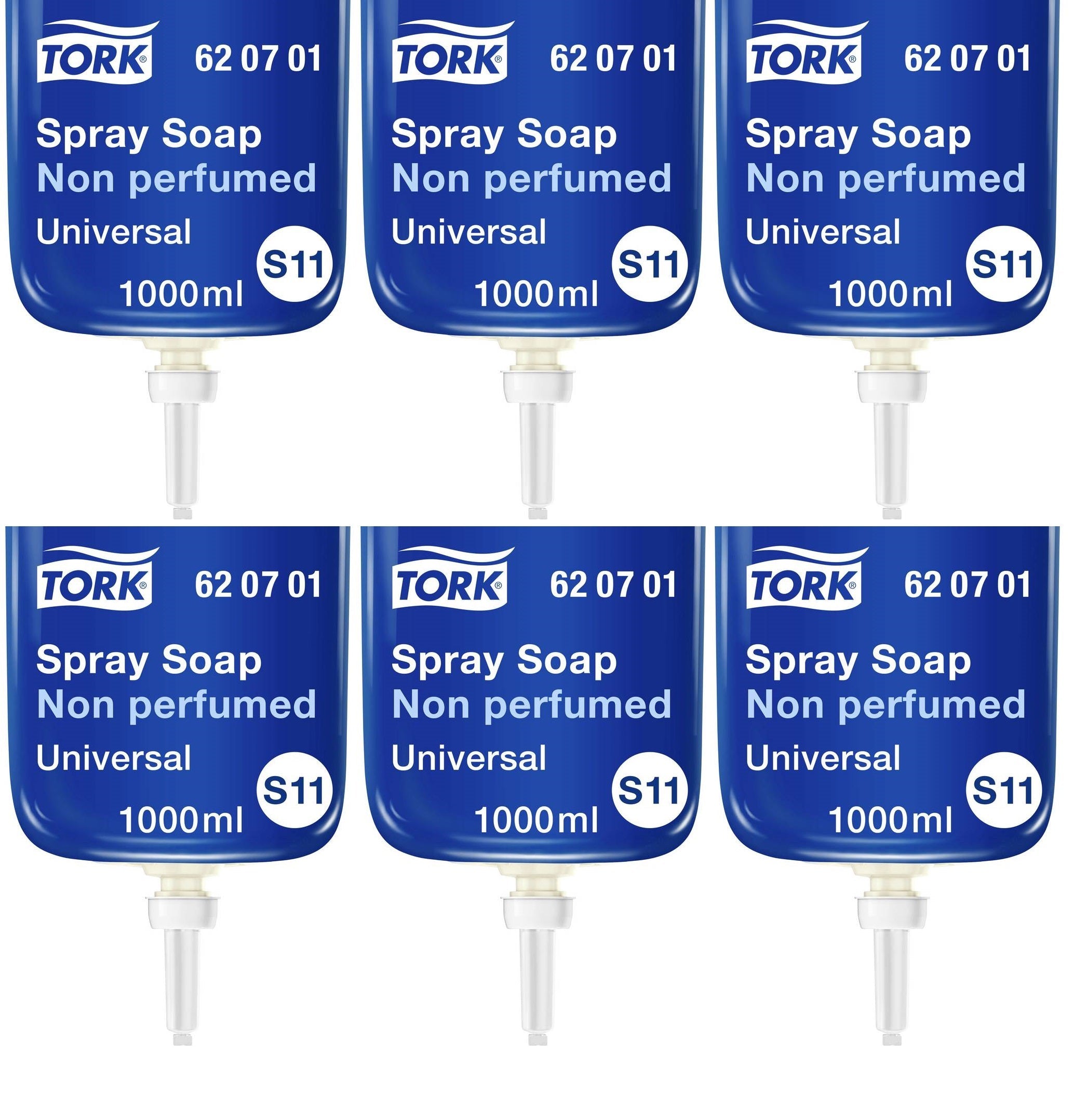 6 x Tork Spray Soap Non Perfumed 1000Ml X 6-  S1/11