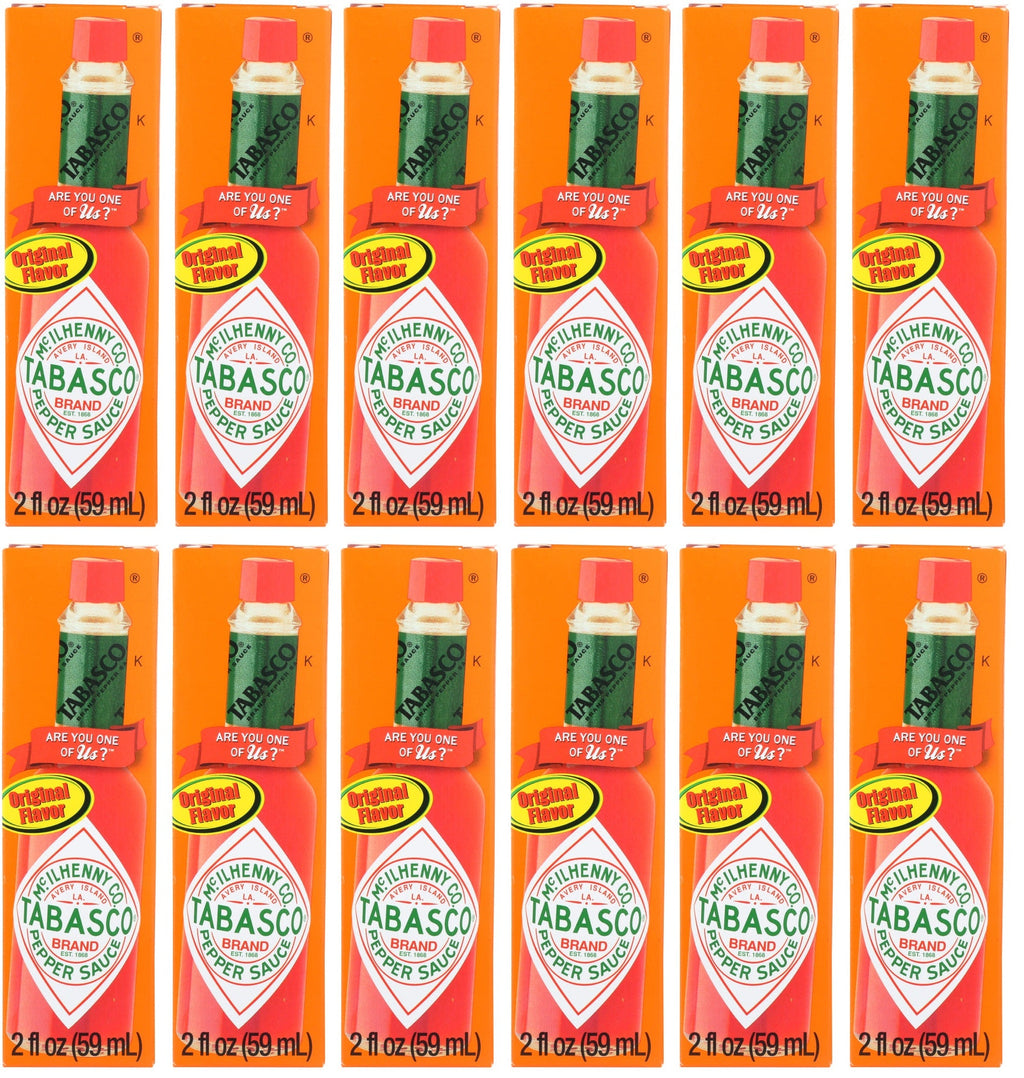 12 x Tabasco Pepper Sauce 60Ml