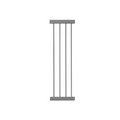 Callowesse Metal Mesh Stair Gate 28cm Extension - Ash Grey