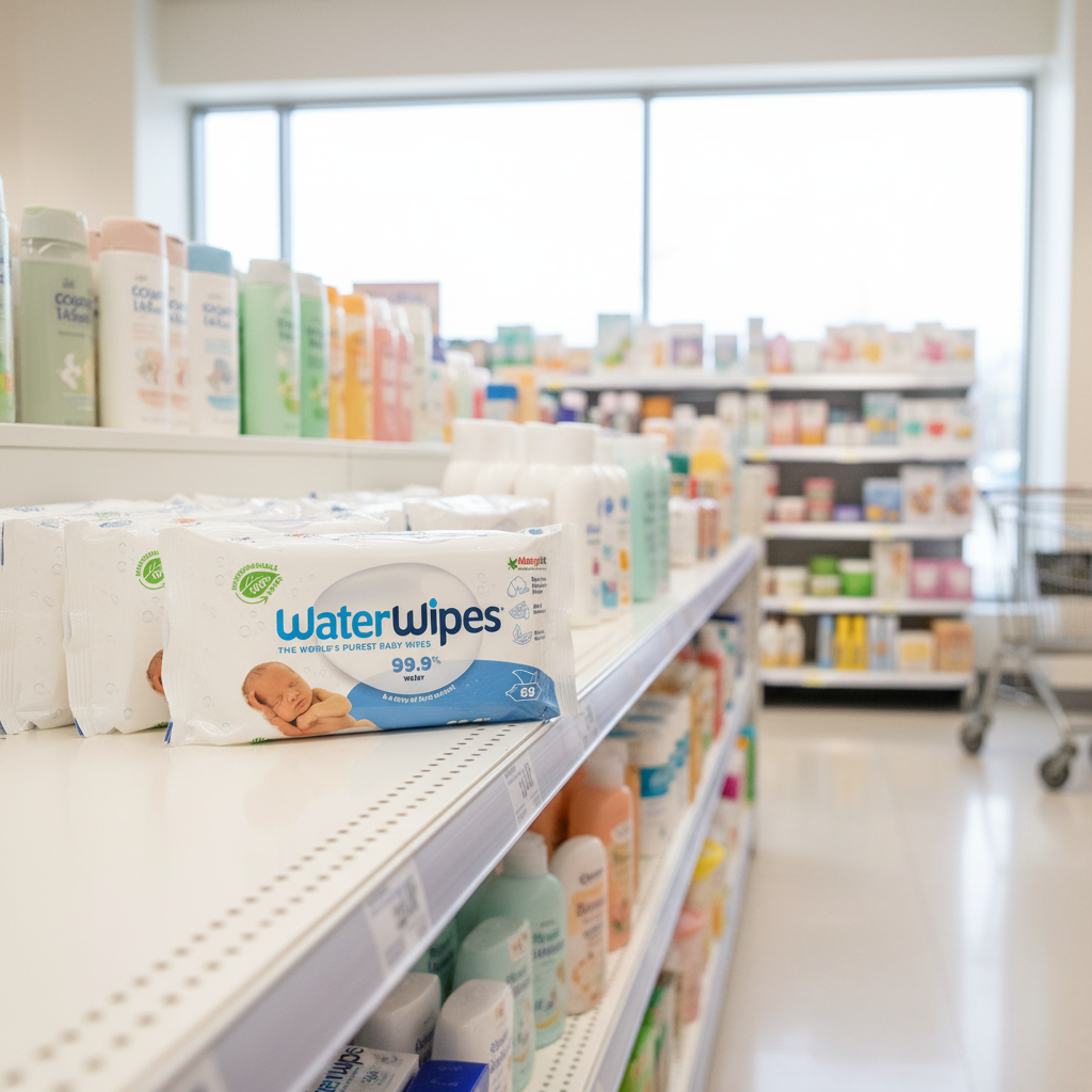12 x Waterwipes 60 Baby Wipes