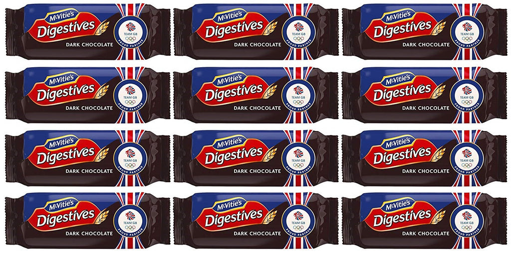 12 x Mcvitie's Dark Chocolate Digestive Biscuits 266G