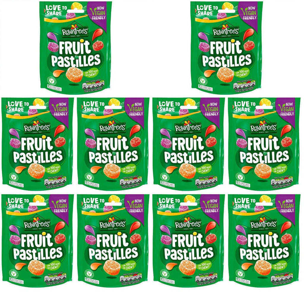 10 x Rowntree's Fruit Pastilles 143G