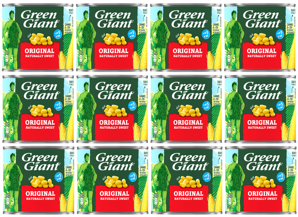 12 x Green Giant Corn Niblets 340G
