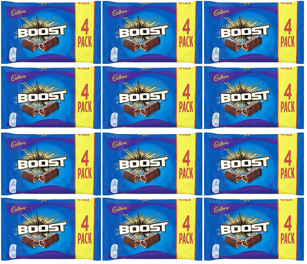 12 x Cadbury Boost Bars 4 X 31.5G (126G)
