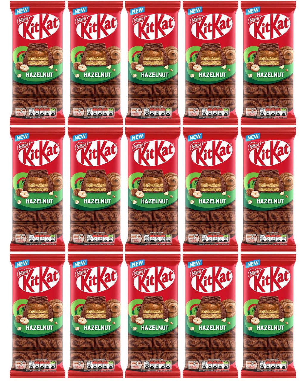 15 x Kit Kat Hazelnut Sharing Block - 99GM
