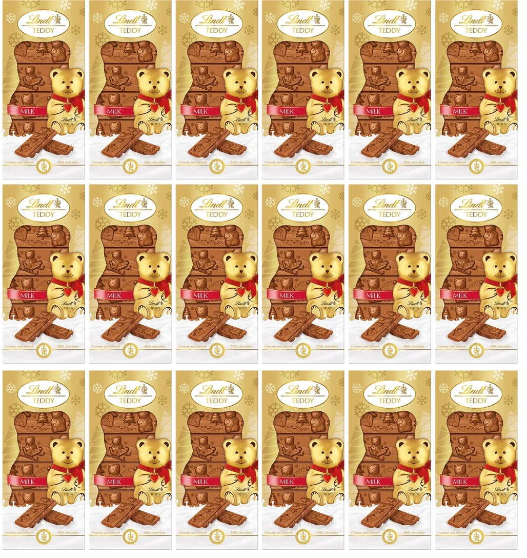 18 x Lindt Teddy Milk Bar  - 120GM