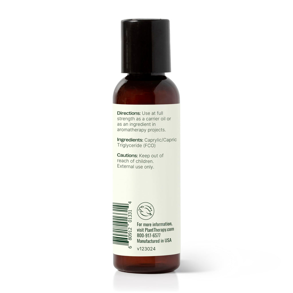 Plant Therapy Fractionated Coconut Oil (2 oz) – Carrier Oil for Skin, Hair & Aromatherapy