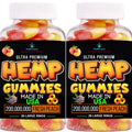 2Pack Hemp Gummies – Premium Hemp Oil Peach Ring (Made in USA)