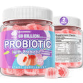 EnvyDeal Probiotic Gummies for Women & Men — 60B CFU, 11 Strains, Sugar Free, Peach, Vegan, 120 Count
