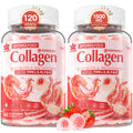 LILICARE 2Pack Sugar-Free Hydrolyzed Collagen Gummies – 1500mg Multi-Collagen, 5000mcg Biotin, Immune & Skin Support