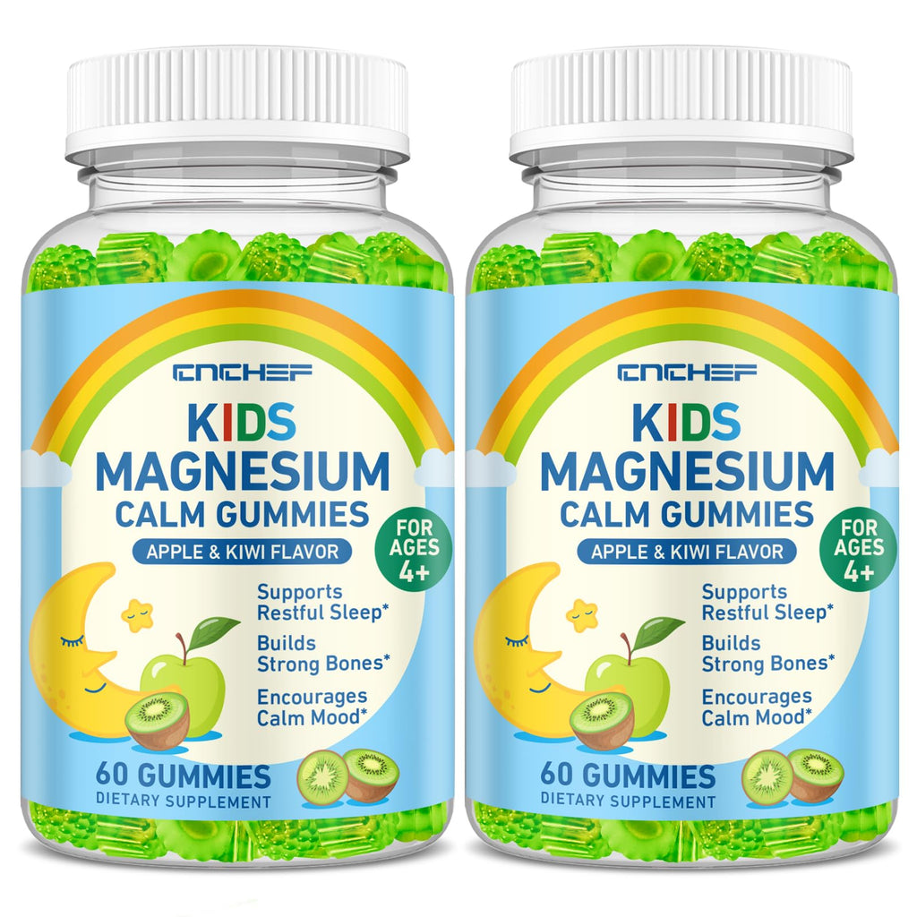 2PCS Center-Filled Magnesium Gummies 300MG – Sleep & Calm for Kids & Adults