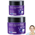 2Pcs Teeth Restoration Mineral Powder - Purple Whitening Mineral Powder for Fresh Breath, Strengthens Teeth & Gums - Gentle & Non-Irritating