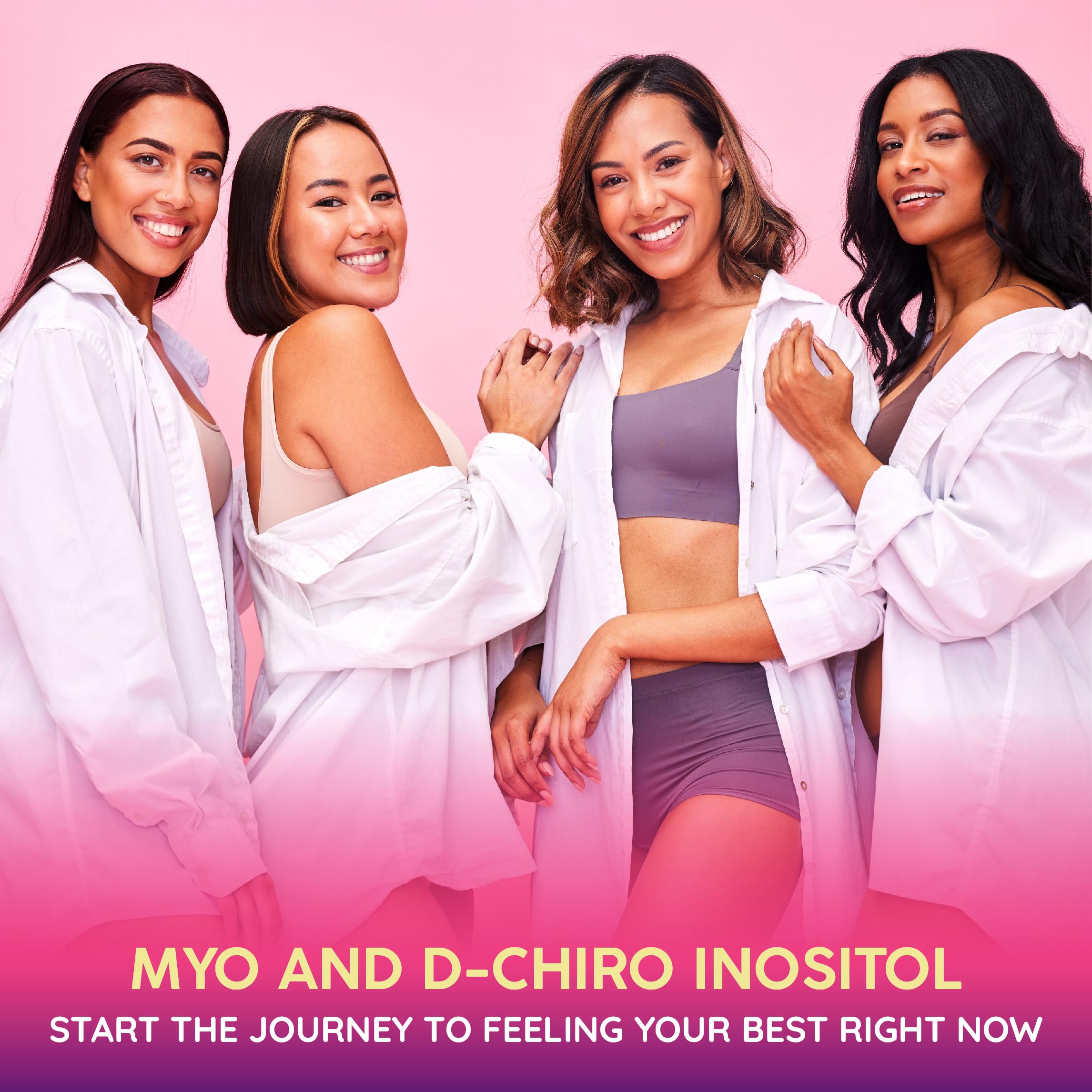 Organic Cadane Myo and D-Chiro Inositol Capsules for Women | with Berberine, Ashwagandha, Maca, Chasteberry & 6 More | Cycle Regularity, Body Management | Vegan, Non-GMO - 90 Capsules