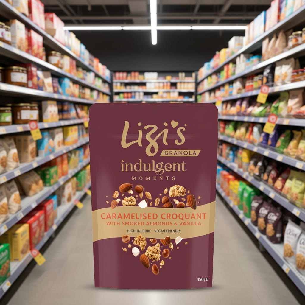 Lizi's Caramelised Croquant Almond Vanilla Granola - 350g
