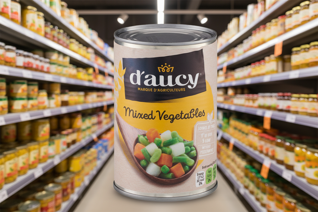 12 x D'Aucy Mixed Vegetables 400G