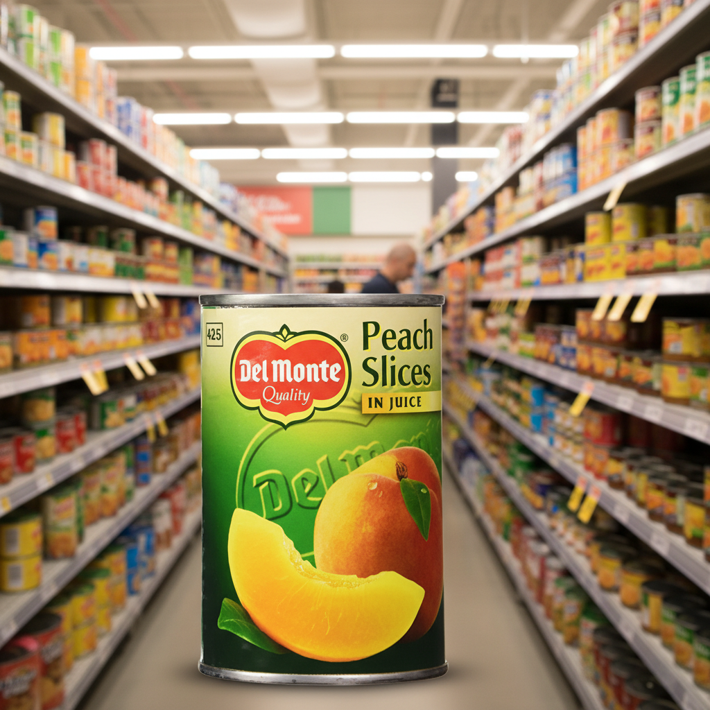 12 x Del Monte Peach Slices In Juice 415G
