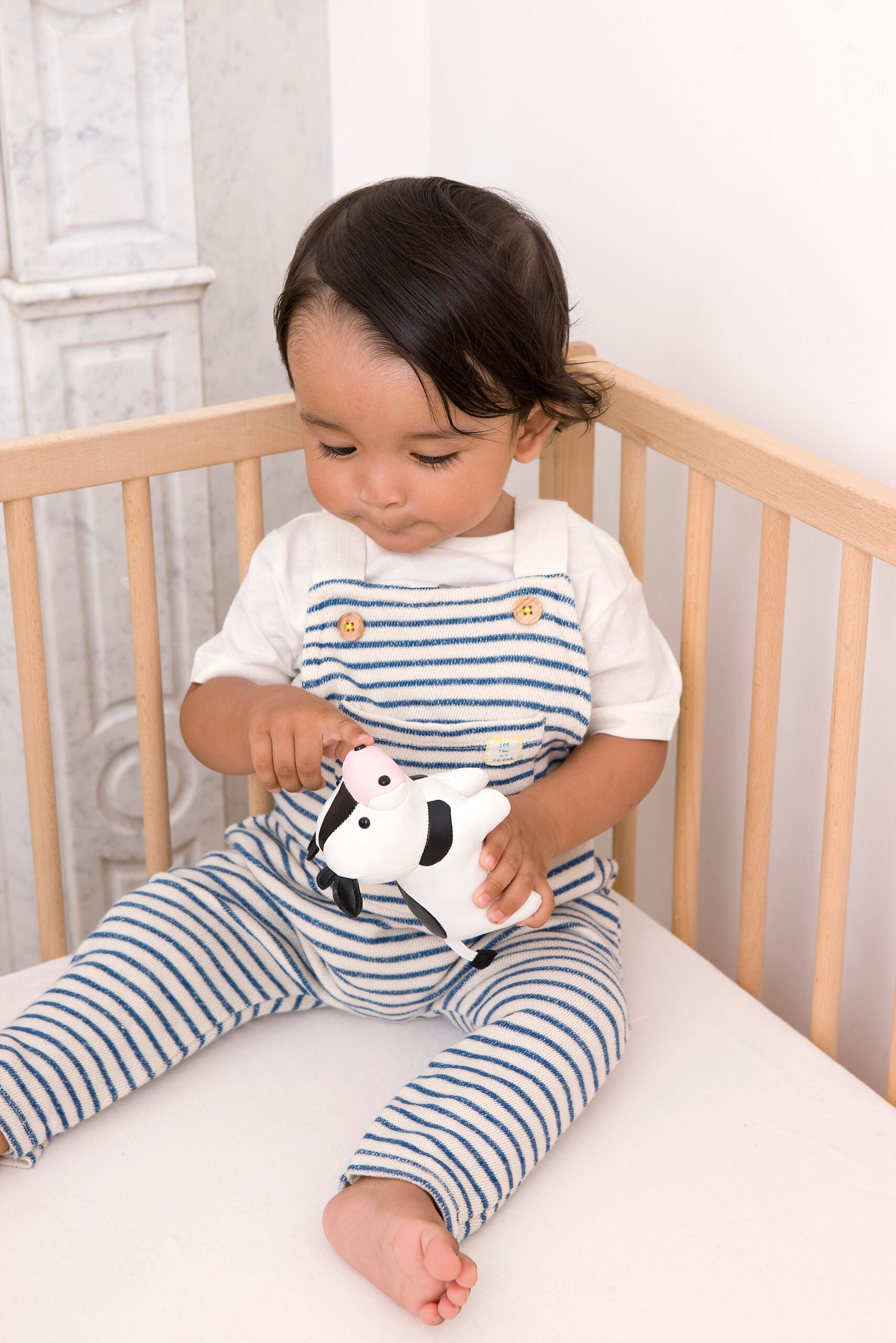 Little Big Friends - Farm Collection Tiny Friends Rattle Toy - Cow