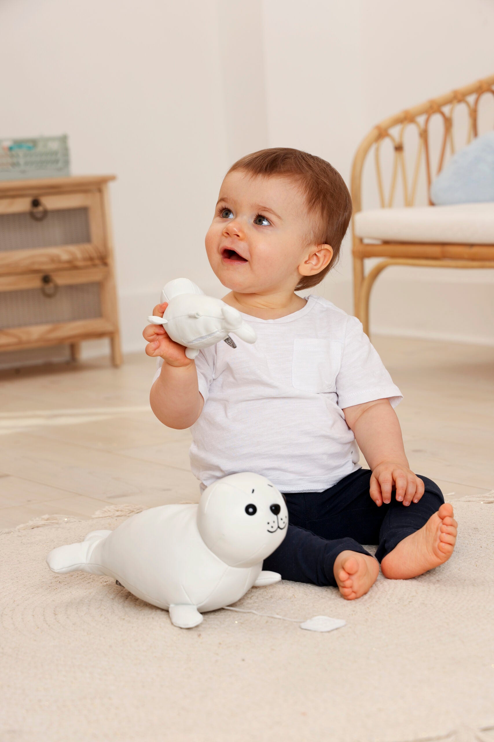 Little Big Friends: Sea Collection Pull-String Musical Animal Toy - Elliot the Seal