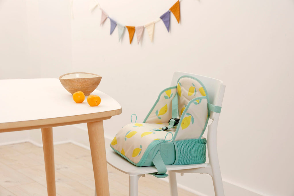 Baby to Love Travel Up Backpack Chair & Booster Seat - Happy Lemon