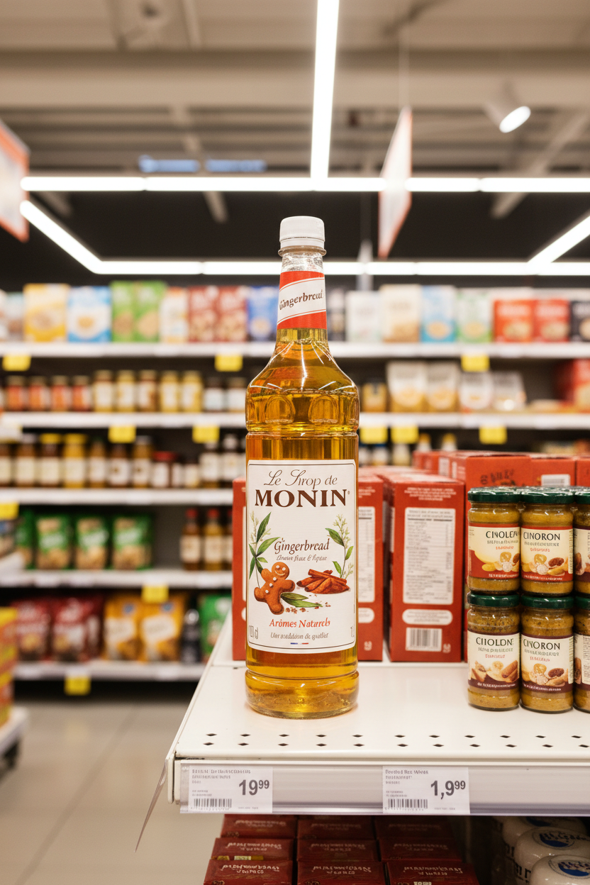 6 x Monin Gingerbread Syrup 1L
