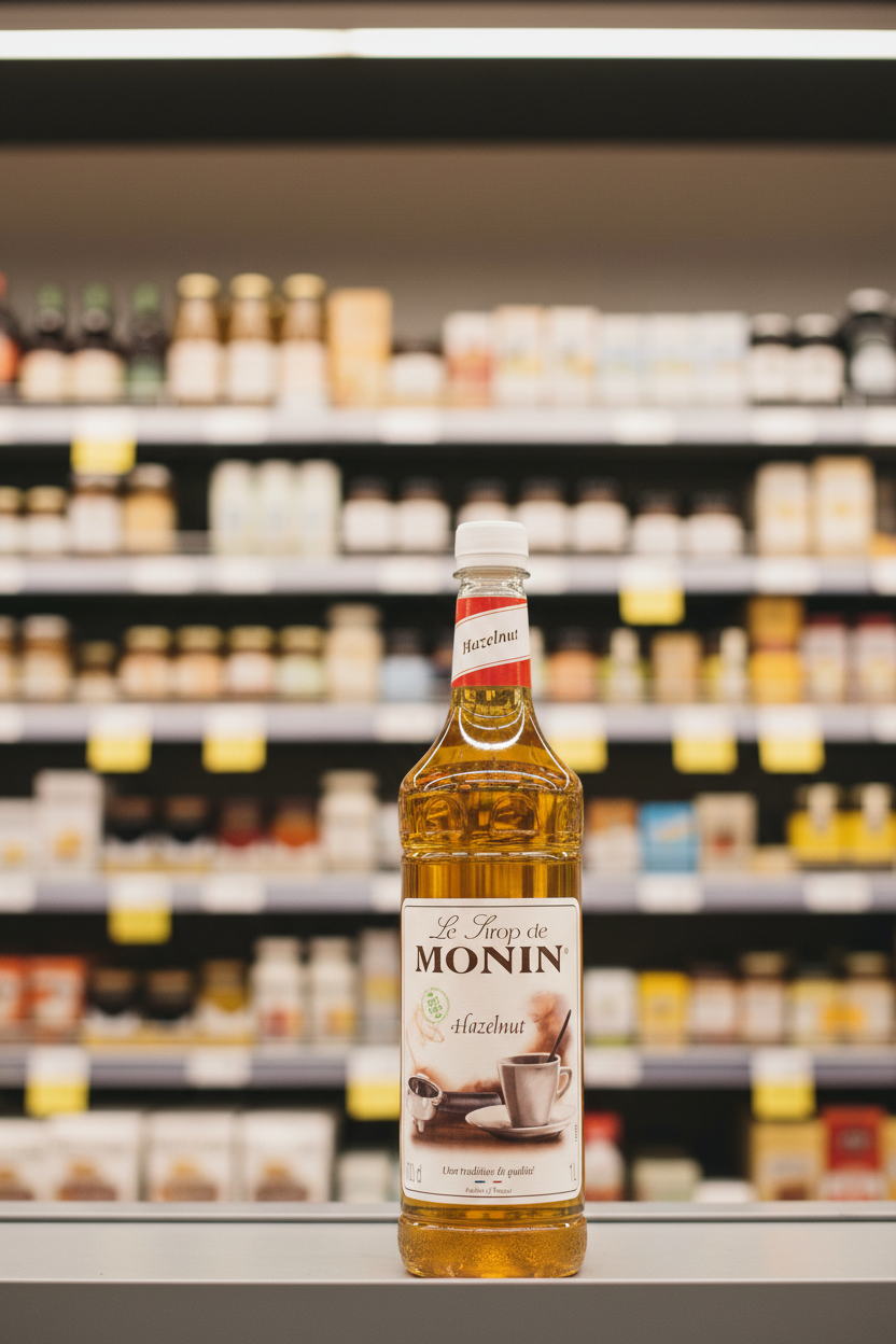 Monin Nut Free Hazelnut Syrup - 1 Litre