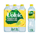 6 x Volvic Touch Of Fruit Lemon & Lime 1.5L