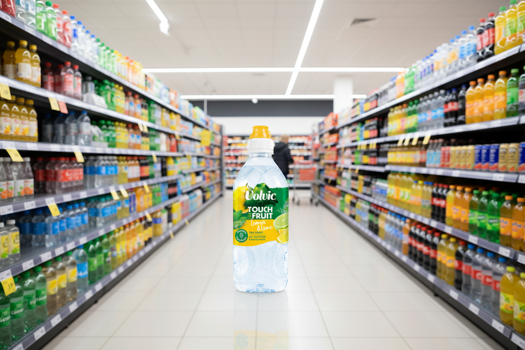 6 x Volvic Tof Lemon & Lime 750Ml
