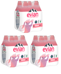 3 x Evian Still Water Sport Cap 4X750Mls