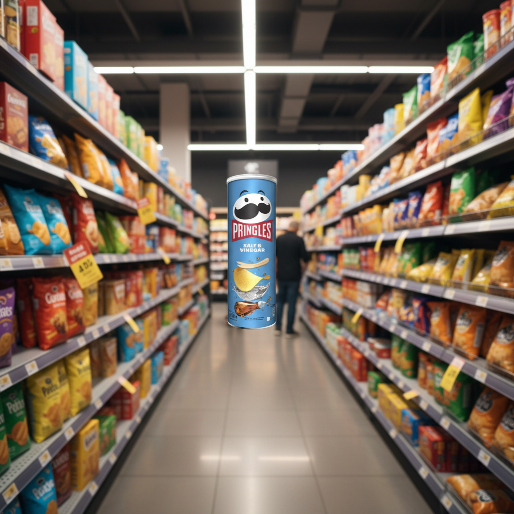 19 x Pringles Salt & Vinegar 165G