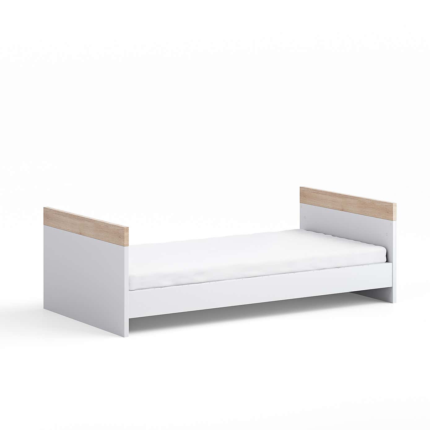 Little Acorns Burlington Cot Bed - White & Oak