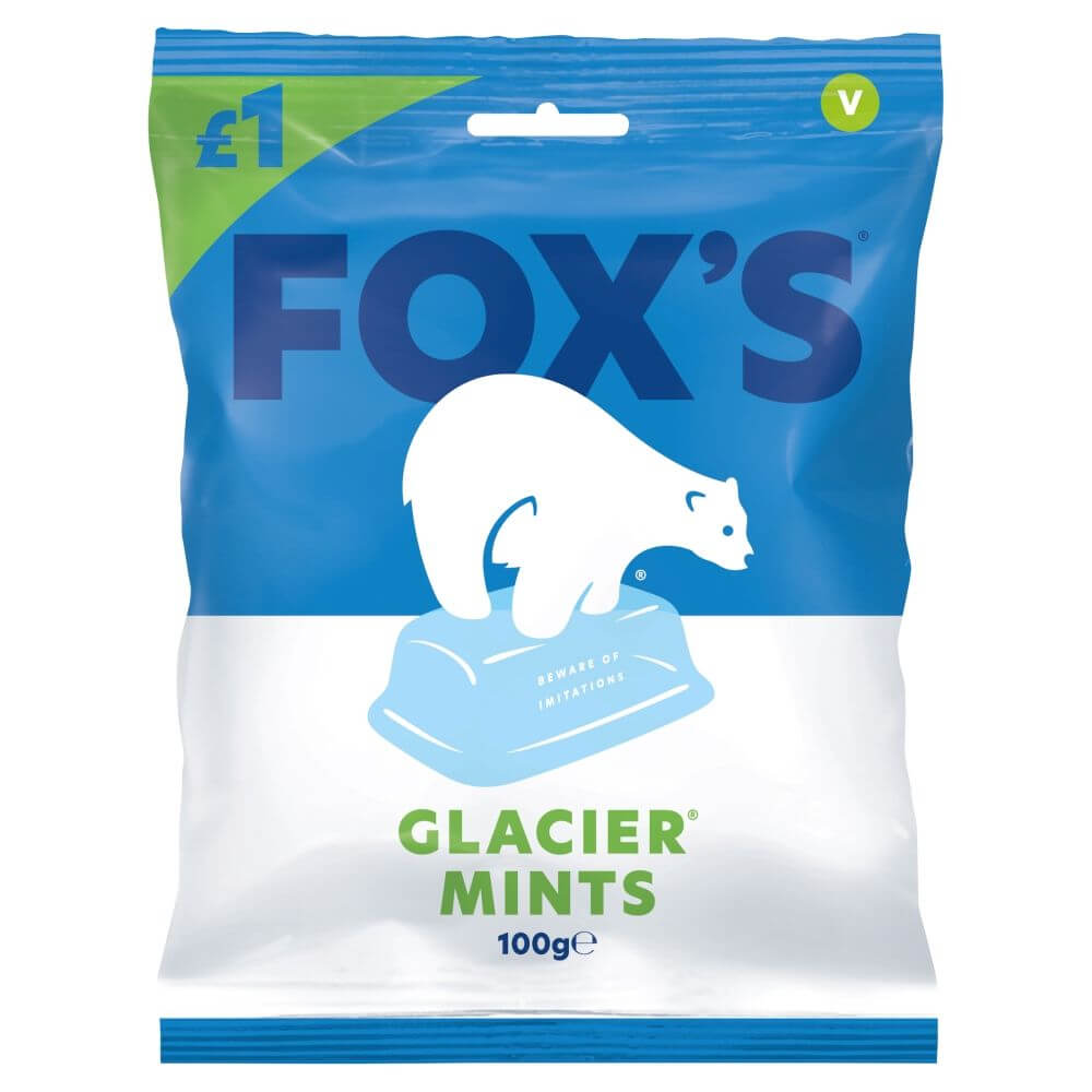 12 x Fox's Glacier Mints 100G