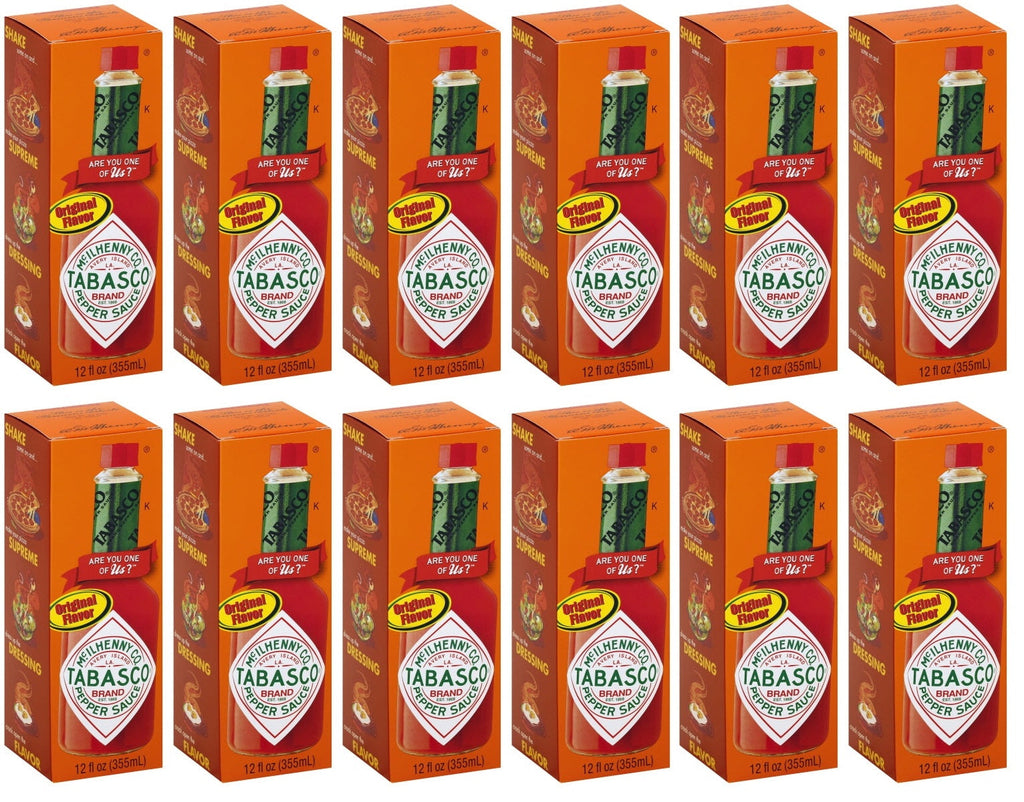 12 x Tabasco Pepper Sauce 350Ml