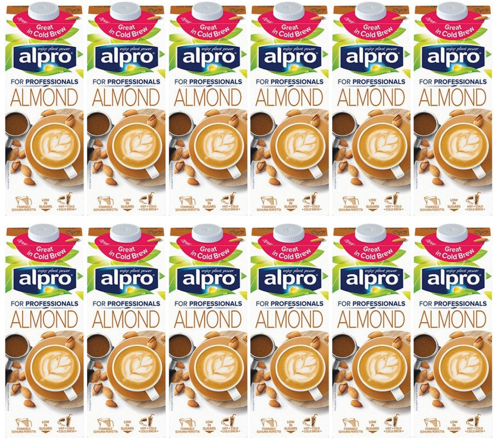 12 x Alpro Barista For Professionals Almond Long Life Drink 1L