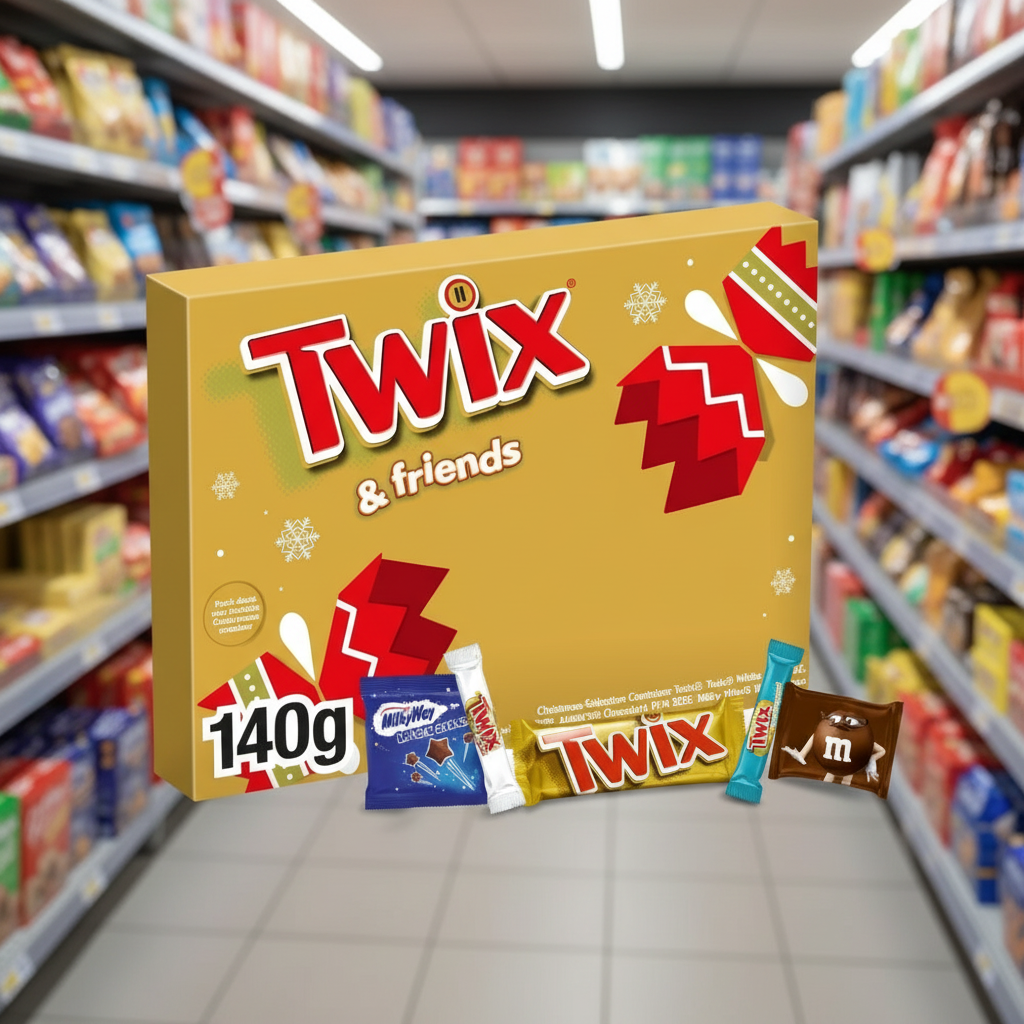 9 x Twix & Friends Medium Selection Box  - 140GM