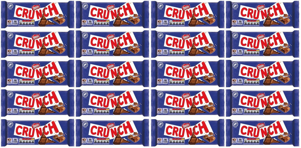 20 x Nestle Crunch Milk Large Bar - 100GM