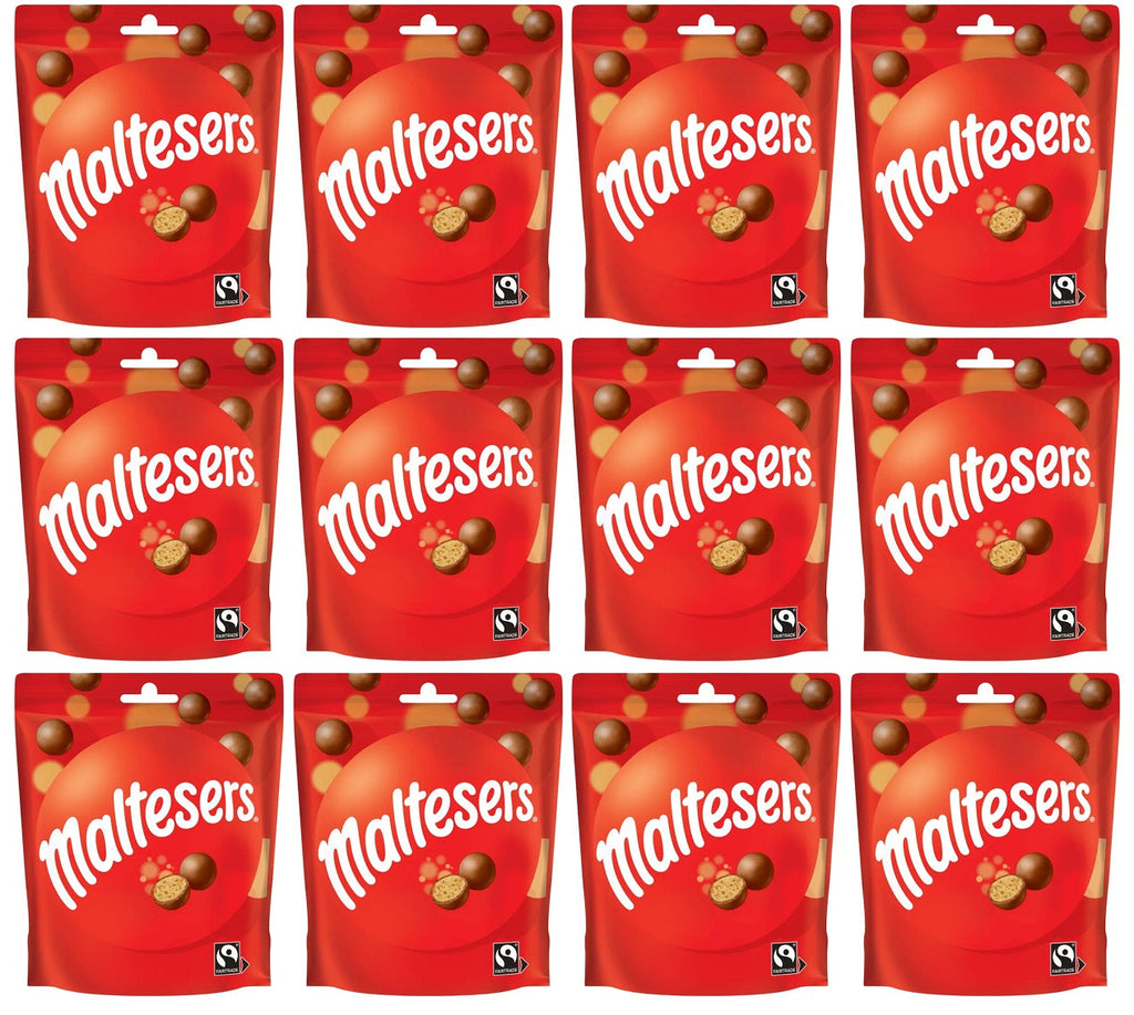 12 x Maltesers Milk Chocolate Pouch Bag - 93GM