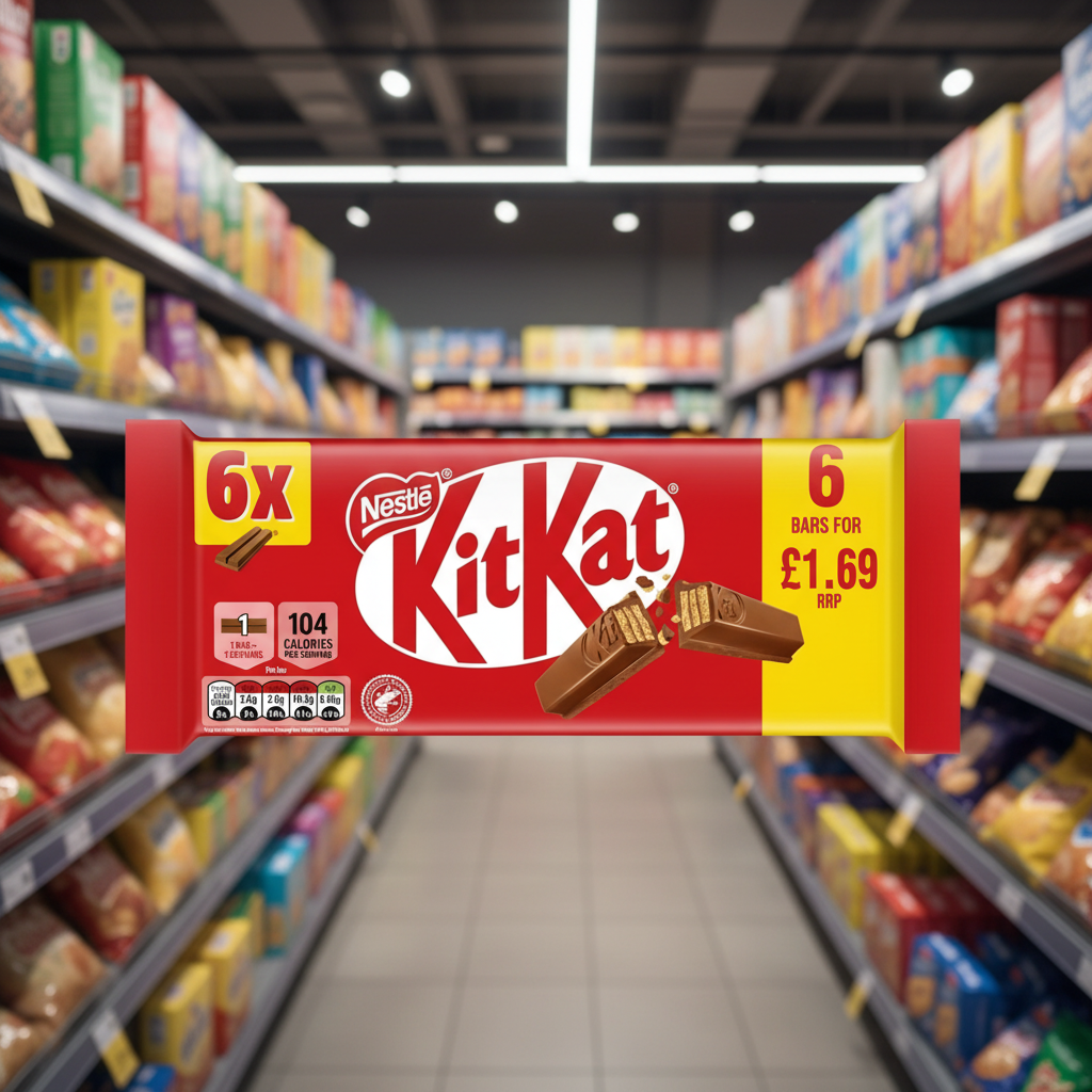 20 x Kit Kat 2 Finger Milk Chocolate 6 Pack