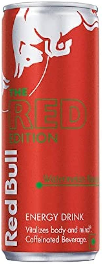6 x Red Bull The Red Edition Watermelon Energy Drink 4 X 250Ml