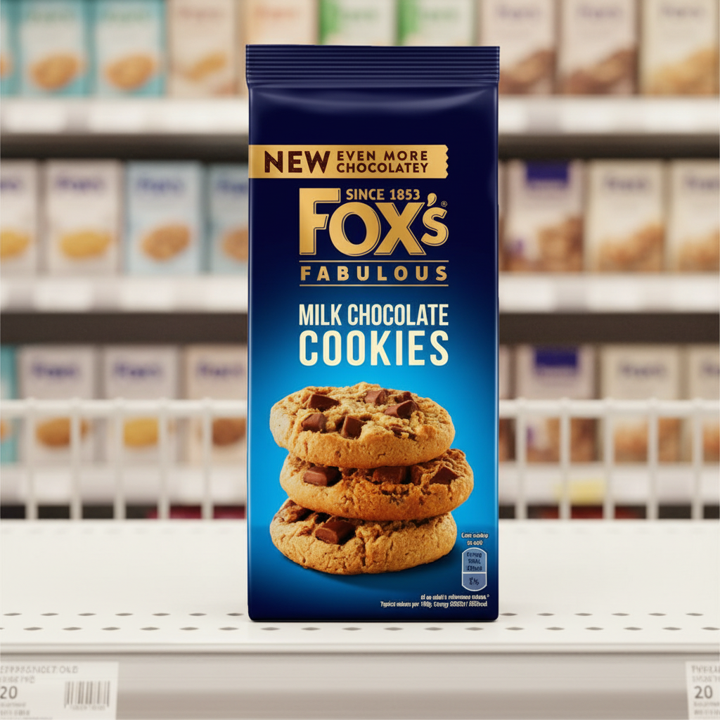 8 x Fox's Fabulous Milk Chocolate Cookies 180G
