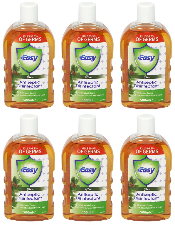 6 x Easy Antiseptic Disinfectant Pine - 500ML