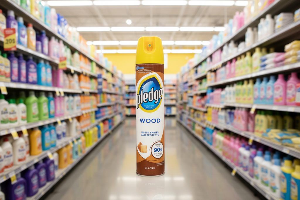 12 x Pledge Expert Wood Care Polish Aerosol Classic 250Ml