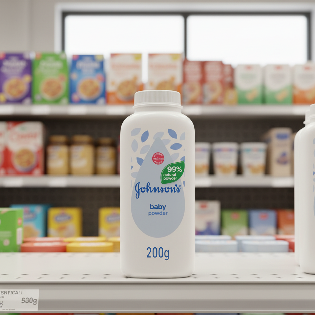 6 x Johnson S Natural Baby Powder 400G