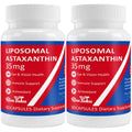 35mg Liposomal Astaxanthin Supplement – Vegan, Non-GMO, 120 Caps